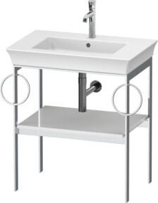 Duravit Waschtisch-Konsole White Tulip in White, bodenstehend, B: 68,4 cm, T: 45 cm, H: 76 cm - Bild 1