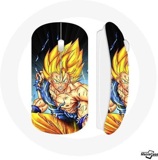 Drahtlose MANIACASE Maus Son Goku Dragon Ball Design in Multicolor - Bild 1