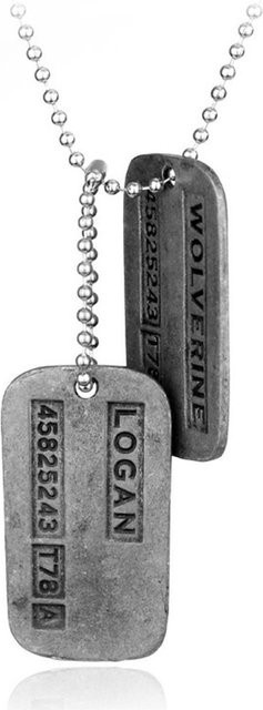 Marvel Hundeanhänger Wolverine, Edelstahl, gray, Unisex - Bild 1