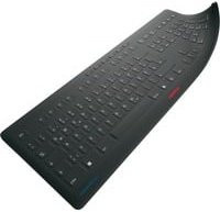 CHERRY Stream Protect Membrane Tastatur-Abdeckfolie Schwarz - Bild 1