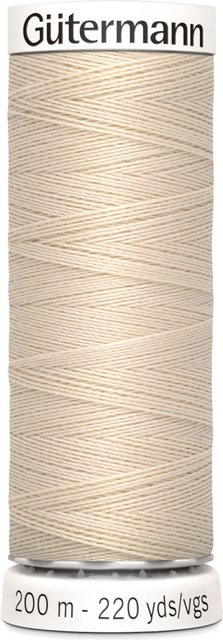 Gütermann Allesnäher Nähgarn in Beige, 200 m - Bild 1