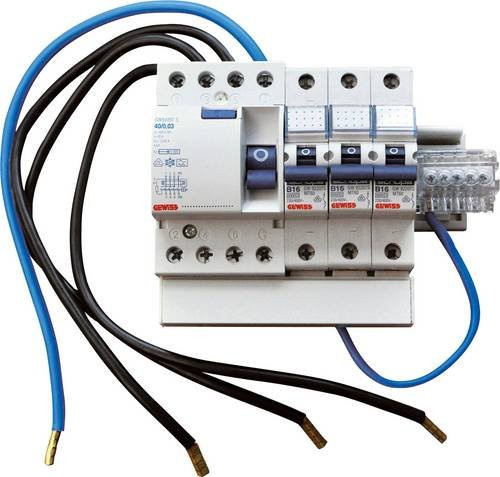 Gewiss GW96080 Zähler-Abgangs-Kit Anschlussmodul 4polig 40 A 400 V - Bild 1