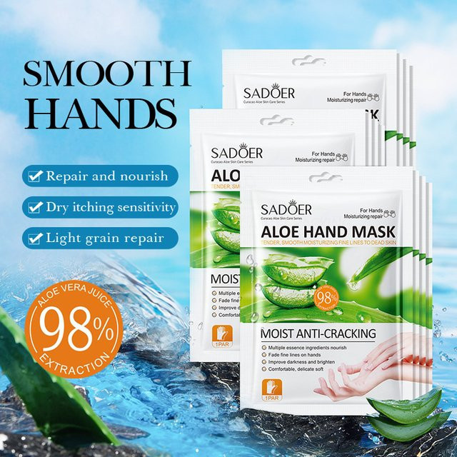 SADOER Aloe Vera Hand- und Fußmaske, Unisex - Bild 1