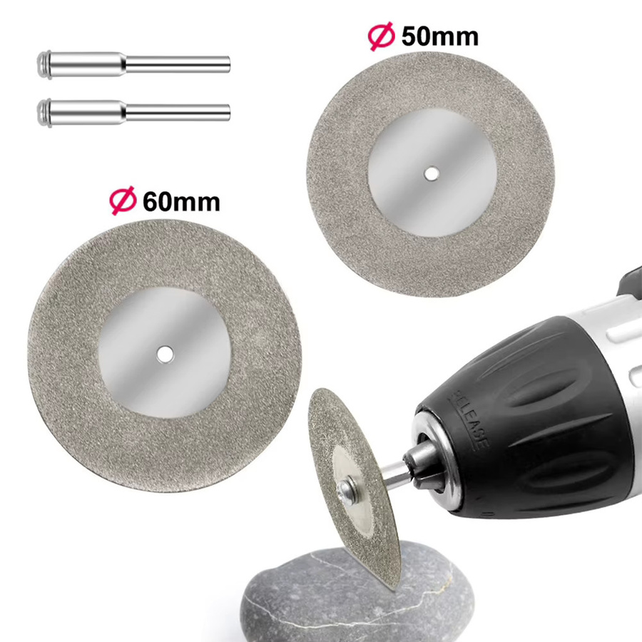 DAZZLEEX Diamantschleifscheibe für Holz und Metall, Farbe: Grau, Durchmesser: 40 mm - Bild 2