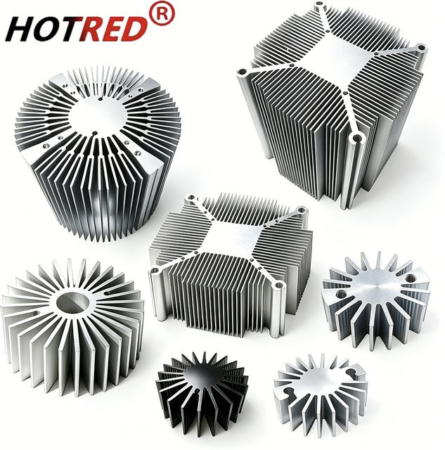 Hochleistungs LED Aluminium Kühlkörper in Silber für 3W bis 100W LEDs - Bild 1