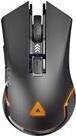 Lexip AR18 Kabellose Optische Maus mit Wi-Fi und USB-Empfänger, Schwarz - Bild 1