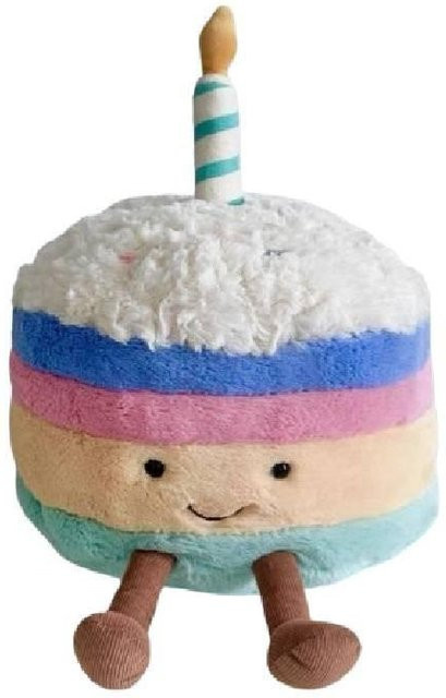 Jellycat Regenbogen-Geburtstagskuchen Plüschkissen in Bunt/Mehrfarbig - Bild 1
