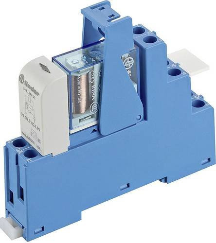 Finder Koppelrelais 48.62.9.024.0050 24 V/DC 10A 2 Wechsler Blau - Bild 1