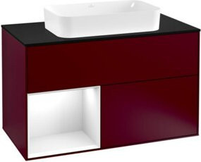 V&B Waschtischunterschrank Finion 100 Wandbeleuchtung in lackierter Ausführung B/T/H: 100 x 50,1 x 50,1 cm - Bild 1