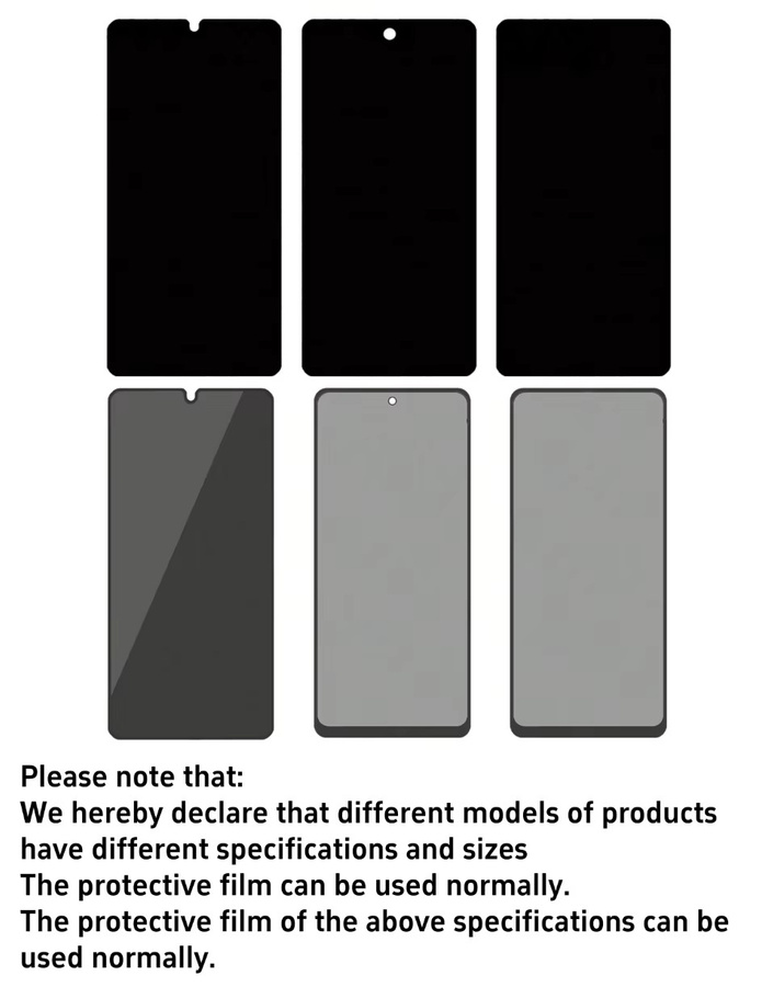 NNBILI Privacy-Schutzglas für Samsung Galaxy S26 Ultra und S26+ Plus, Anti-Spy Bildschirmschutz in Transparent, kompatibel mit Fingerabdruck-Entsperrung - Bild 5