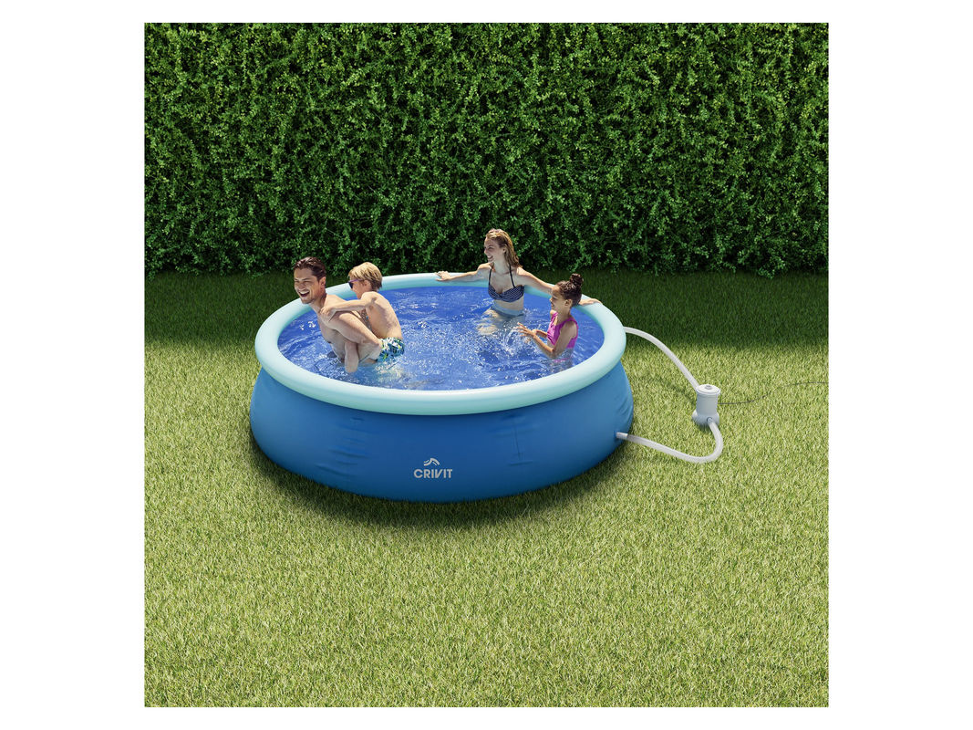 Crivit Quick-up-Pool mit Filterpumpe, Durchmesser: 240 cm, Höhe: 63 cm - Bild 2