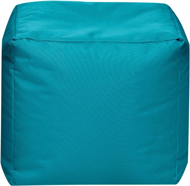 Sitting Point Hocker Scuba 60 in Petrol aus Polyester mit EPS-Perlenfüllung, B/T/H: 40 x 40 x 40 cm - Bild 1