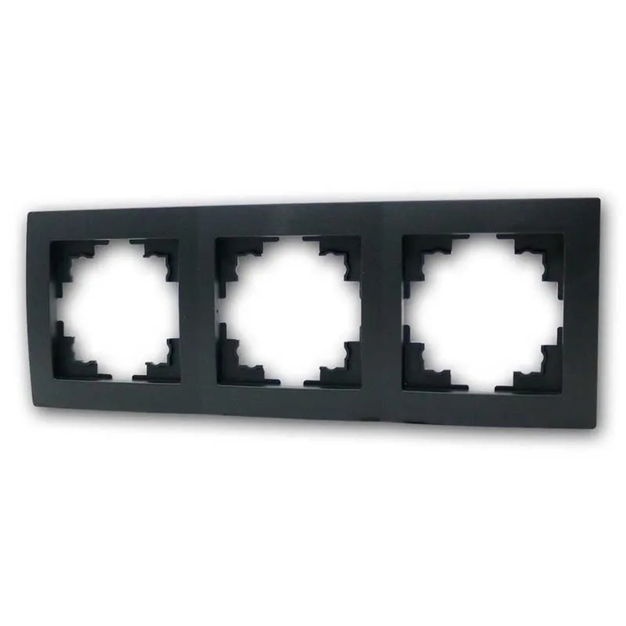 McPower FLAIR Dreifachrahmen Schwarz Matt - Bild 2