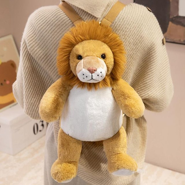 Binchi Fitness Wildtier Plüsch Rucksack, 40cm, ab 14 Jahre - Bild 1