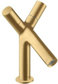 Hansgrohe Axor Starck A 2-Griff-Waschtischarmatur in Gold mit Pop-up-Abfluss und Wasserersparnis - Bild 1