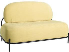 Sofa ADMIRAAL im Retro-Look von Paperflow, Farbe: Safran/Gelb, B: 124,5 cm, T: 71,0 cm, H: 77,0 cm - Bild 1