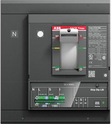 ABB XT5S 400 EKIP DIP Leistungsschalter in Grau mit Einstellbereich 250 - 2500A und Schaltspannung bis 600 V/AC - Bild 1