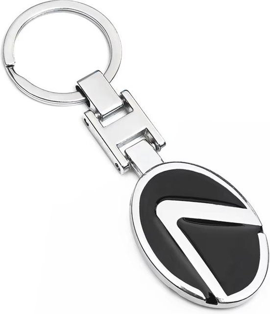 Lexus Schlüsselanhänger Metall, schwarz, Unisex - Bild 1