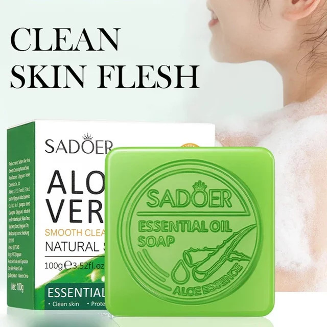 SADOER Aloe Vera Gesichtswaschschaum, Gesicht und Körper, Unisex - Bild 1