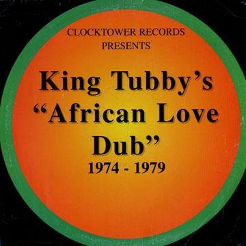 King Tubby African Love Dub LP Schallplatte von Clocktower aus dem Jahr 1974 in Orange (Reggae, Ska & Dub) - Bild 1