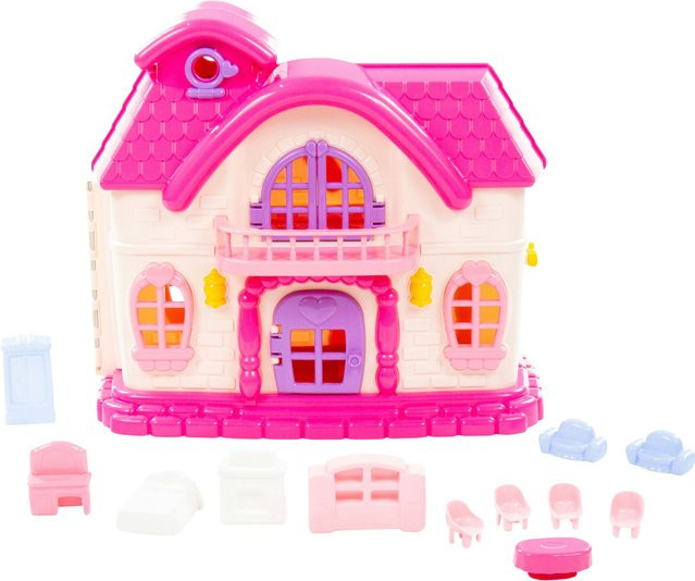 Polesie Märchen Spielhaus mit Möbel 12-tlg. ab 3 Jahren - Bild 1