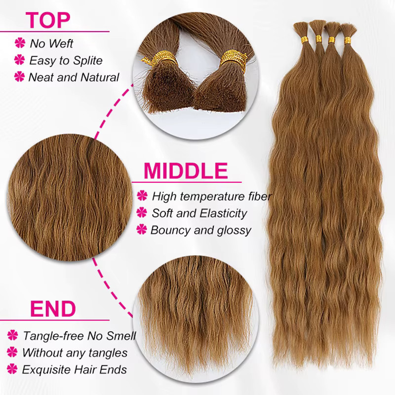Julianna Synthetikhaar Super Wave Bundles, Farbe 350 Blond - Bild 2