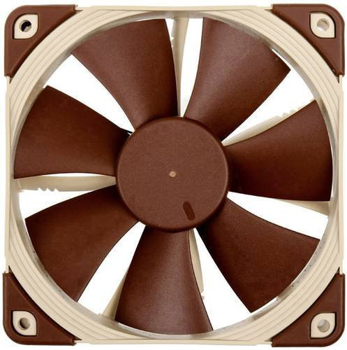 Noctua NF-F12 5V Gehäuselüfter in Braun und Beige, B/H/T: 120 x 120 x 25 mm - Bild 2
