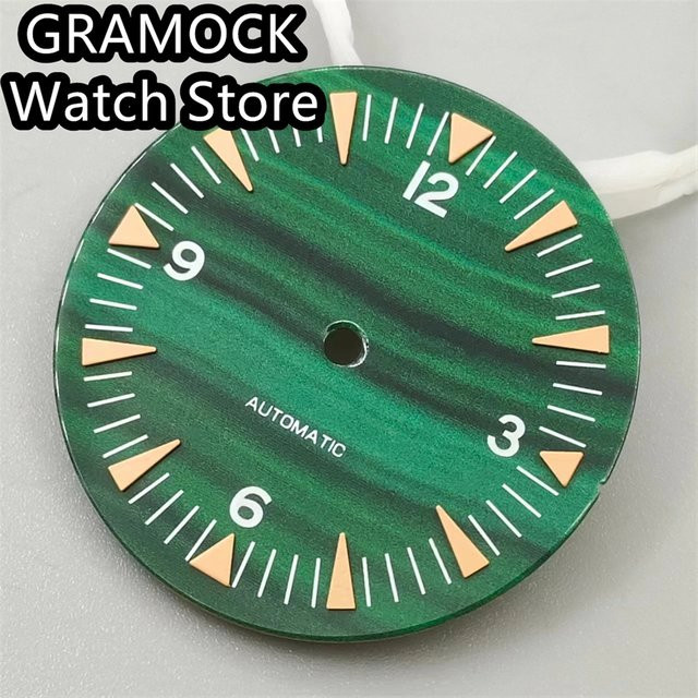 GRAMOCK Zifferblatt, 32 mm, Schwarz, Unisex - Bild 1