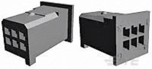 TE Connectivity Leiterplattensteckverbinder Schwarz mit 2,54 mm Rastermaß 2-968291-2 - Bild 1