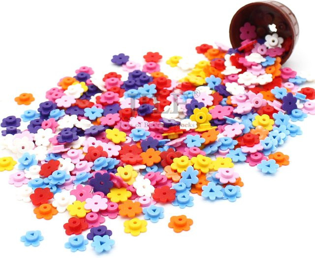 Jile Moc Ziegel Pflanze Blume, Bausteine, 300 Teile - Bild 1