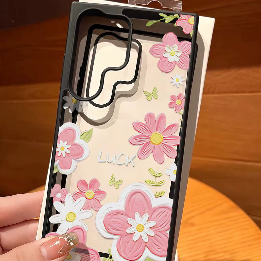 Silikon-Handyhülle mit Blumen-Design für Samsung Galaxy Modelle in Multicolour - Bild 5