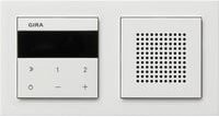 Gira Unterputz-Internetradio mit Lautsprecher und Rahmen E2 in Weiß - Bild 1