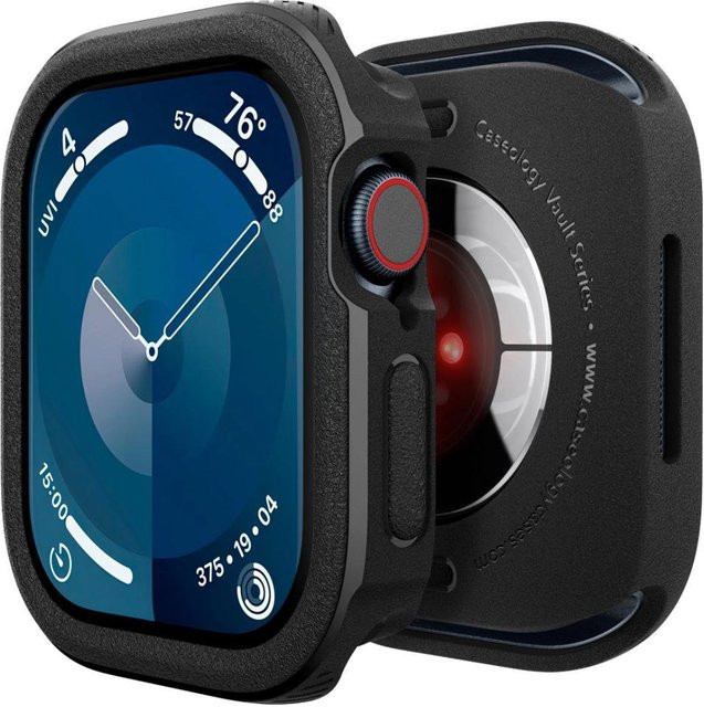 Caseology Vault Schutzhülle für Apple Watch 10 (46 mm) in Mattschwarz - Bild 1