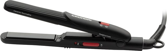 Grundig Mini-Haarglätter, Turmalin - Bild 1