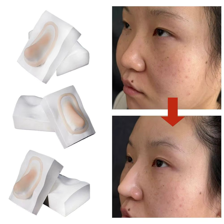 Silikon Fake Nose & Chin Kit, Cosplay Make-up-Zubehör, Unisex - Bild 2