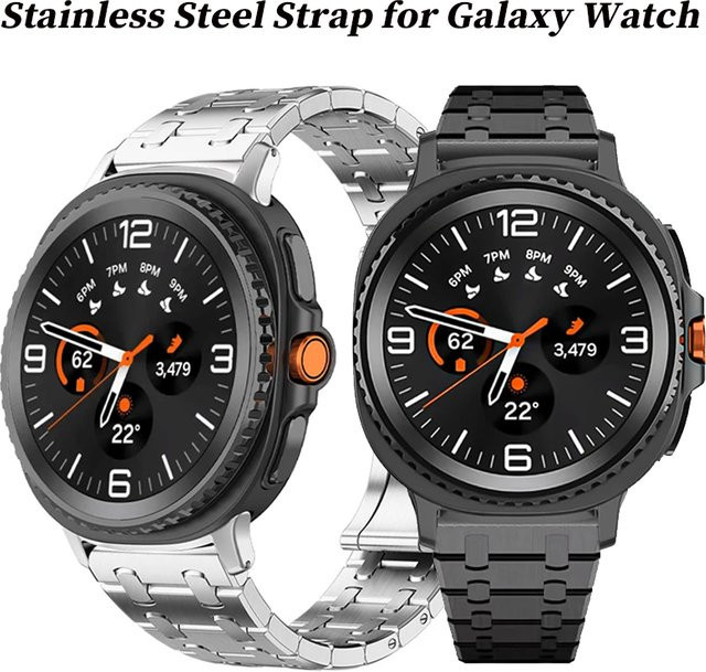 CHIICSMART Uhrenarmband Edelstahl, Silber, Unisex - Bild 1