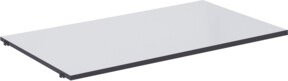 VARIOfit ESD Etagenboden aus Stahl in Grau und Weiß, B/T: 100 x 70 cm - Bild 1