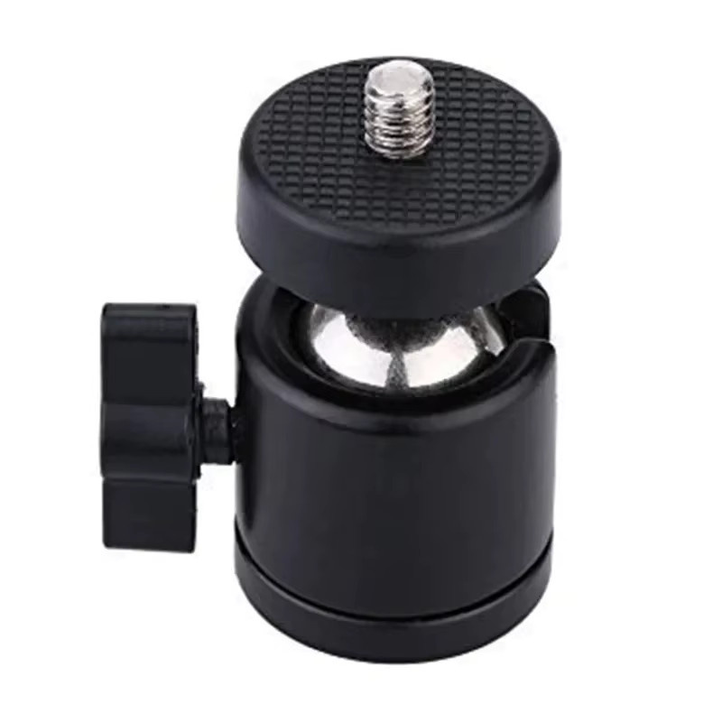 Fomscvka Universal 1/4 Zoll Mini Kugelkopf Schraube Stativ Mount Adapter in Schwarz für GoPro, DSLR Kamera und Camcorder sowie Licht Halterungen - Bild 5