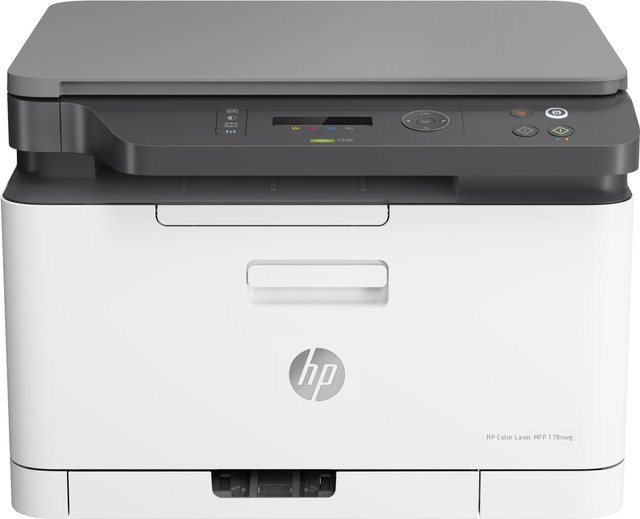 HP Color Laser MFP 178nw Multifunktionsdrucker in Weiß mit Drucken, Scannen und Kopieren, Laser-Technologie, USB, LAN und Wi-Fi - Bild 1