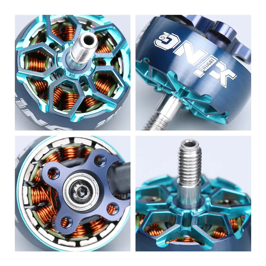 iFlight XING2 XING V2 Bürstenloser FPV-Motor für RC-Drohnen mit 5 mm Welle, Farbe: Blau - Bild 4