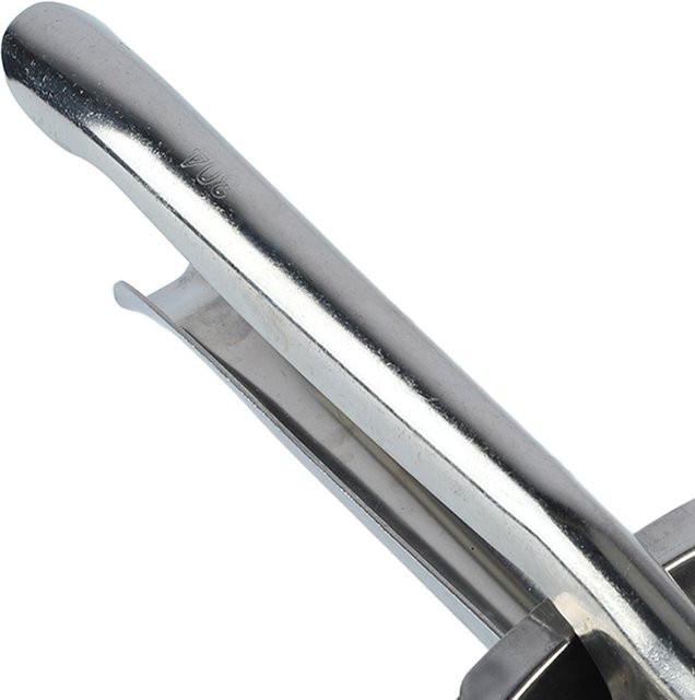 TOMTOP JMS Edelstahl Zitronenpresse mit Filter und ergonomischem Griff in Grau/Silber - Bild 1