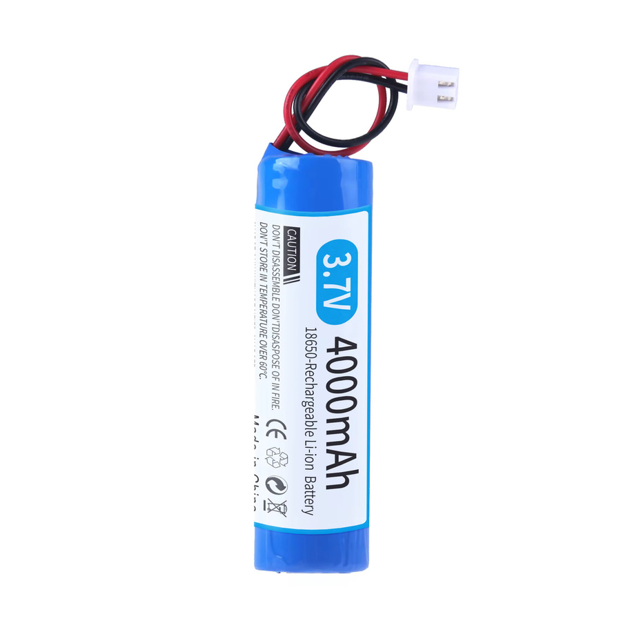 GAOLAG Lithium-Akku 3,7 V 18650 mit XH2.54-2P-Stecker, 4000 mAh, Blau, wiederaufladbarer Akku für Bluetooth-Lautsprecher und LED-Licht - Bild 2