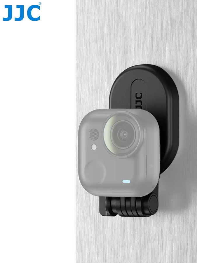 JJC Schnellmontage-Magnetfuß für Insta360 Go Ultra, Magnetischer Montageadapter und faltbare Lenkhalterung, Schwarz - Bild 7
