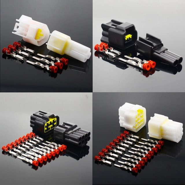 ELECAPITAL Wasserdichter Drahtverbinder Stecker Set für Auto und LKW mit 2 bis 16 Pin Optionen - Bild 1