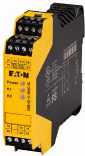Eaton Sicherheitsrelais ESR5-NZ-21-24VAC-DC in Gelb, B/H/T: 22,5 x 99 x 114,5 mm - Bild 1