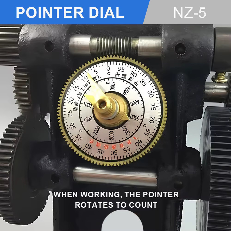 Tungfull NZ-5 Wickelmaschine als mechanische Handaufzugsmaschine und Zählmaschine in Schwarz aus Metall - Bild 3