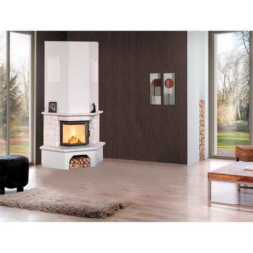 Hark Kaminofen-Bausatz Vermont mit Marmorverkleidung in Naturweiß, 8 kW, Energieeffizienzklasse A+ - Bild 2