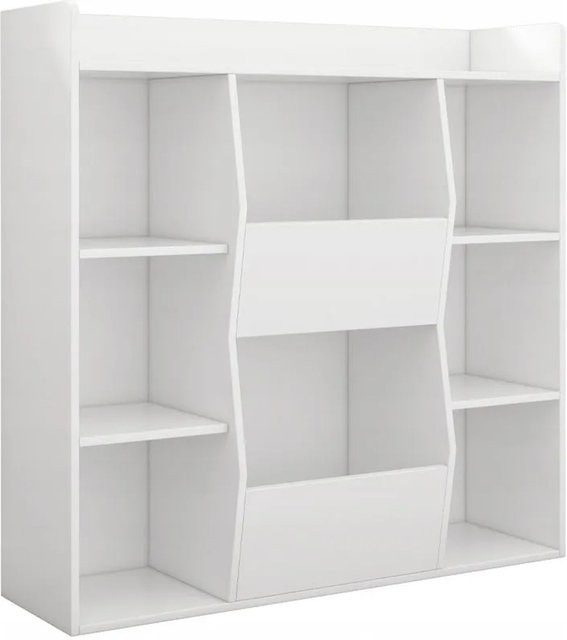 Rebiko Offenes Regal Kalax Modern in Weiß, B/T/H: 106 x 30 x 104 cm - Bild 1