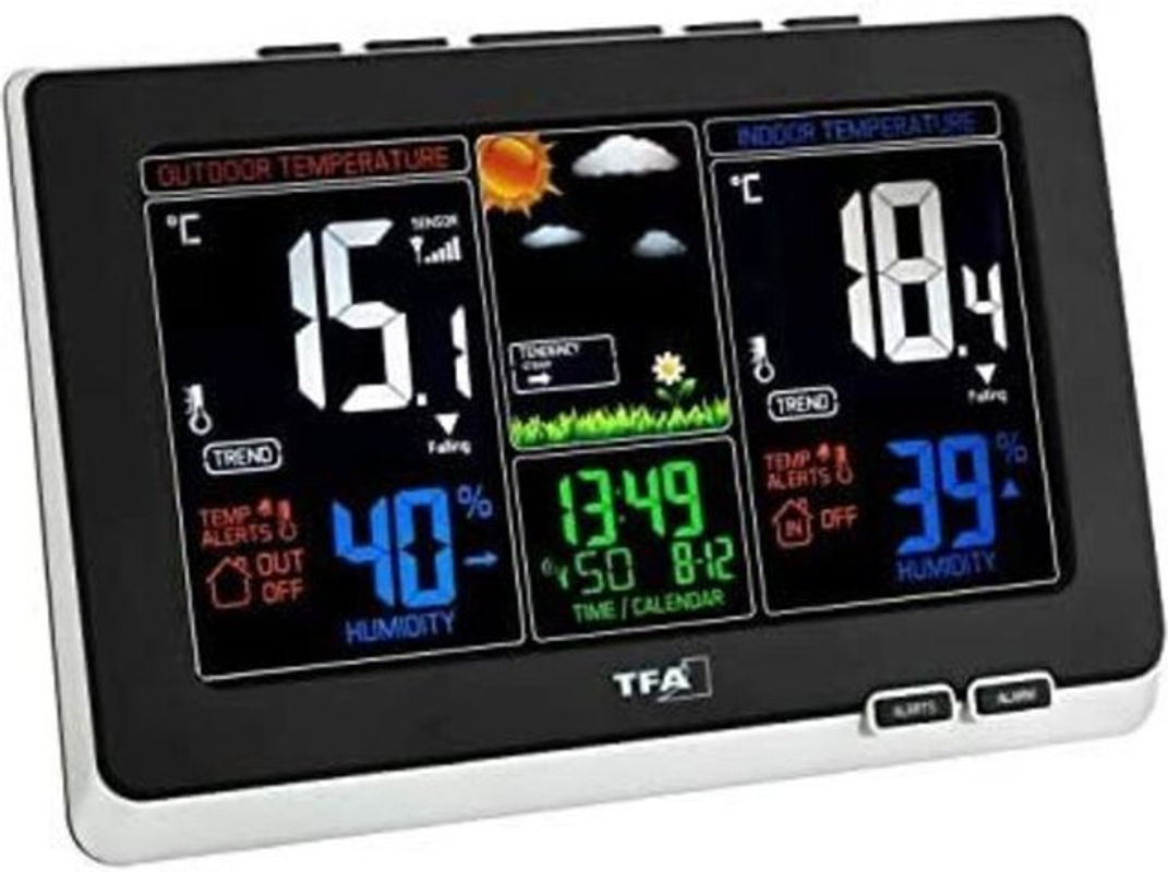 TFA Dostmann Funk-Wetterstation Spring Schwarz - Bild 2