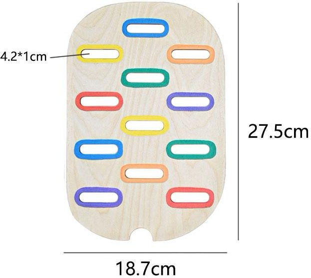 Montessori Sinneskiste Werkzeuge Tischspiel, Holzschale, Sortierer, Farbzuordnung, Aktivitätsspiele - Bild 1